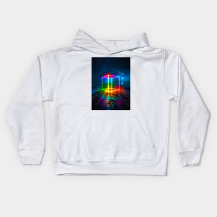 Neon Cube Kids Hoodie